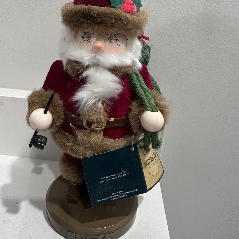 Kurt Adler Santa Claus Figurine - Red and Brown